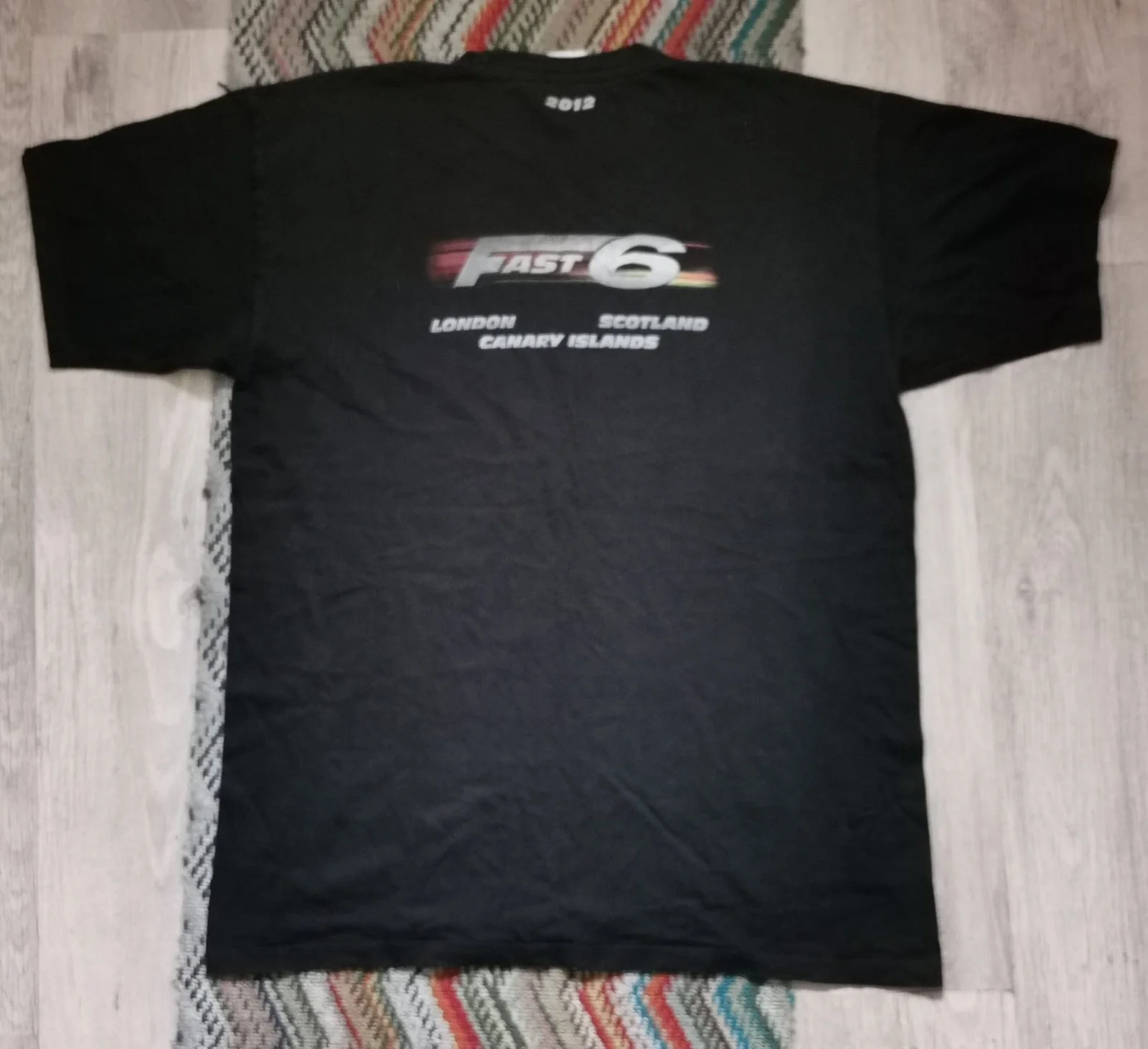 Short sleeved Crew members T shirt From The Fast and Furious 6 Movie, изображение 2