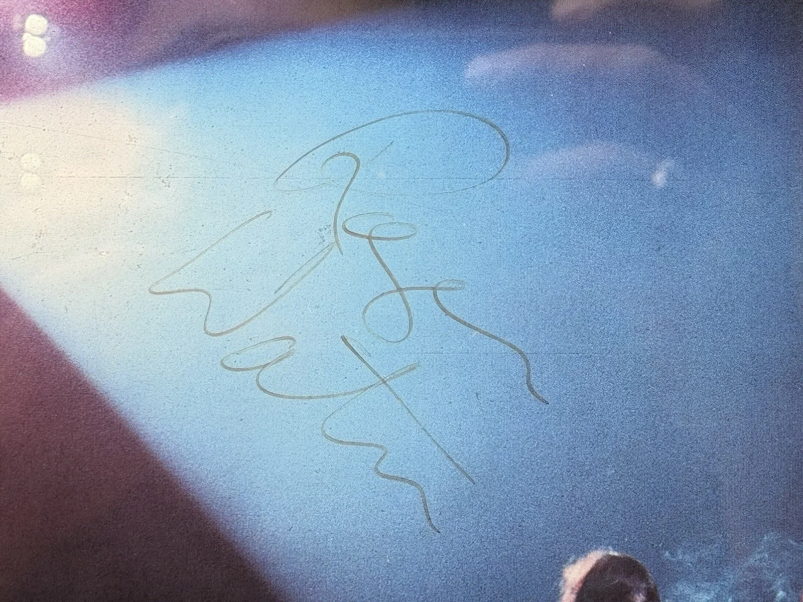 Rare Vintage Signed Autographed Roger Waters Pink Floyd Framed Photo *No COA*, изображение 2