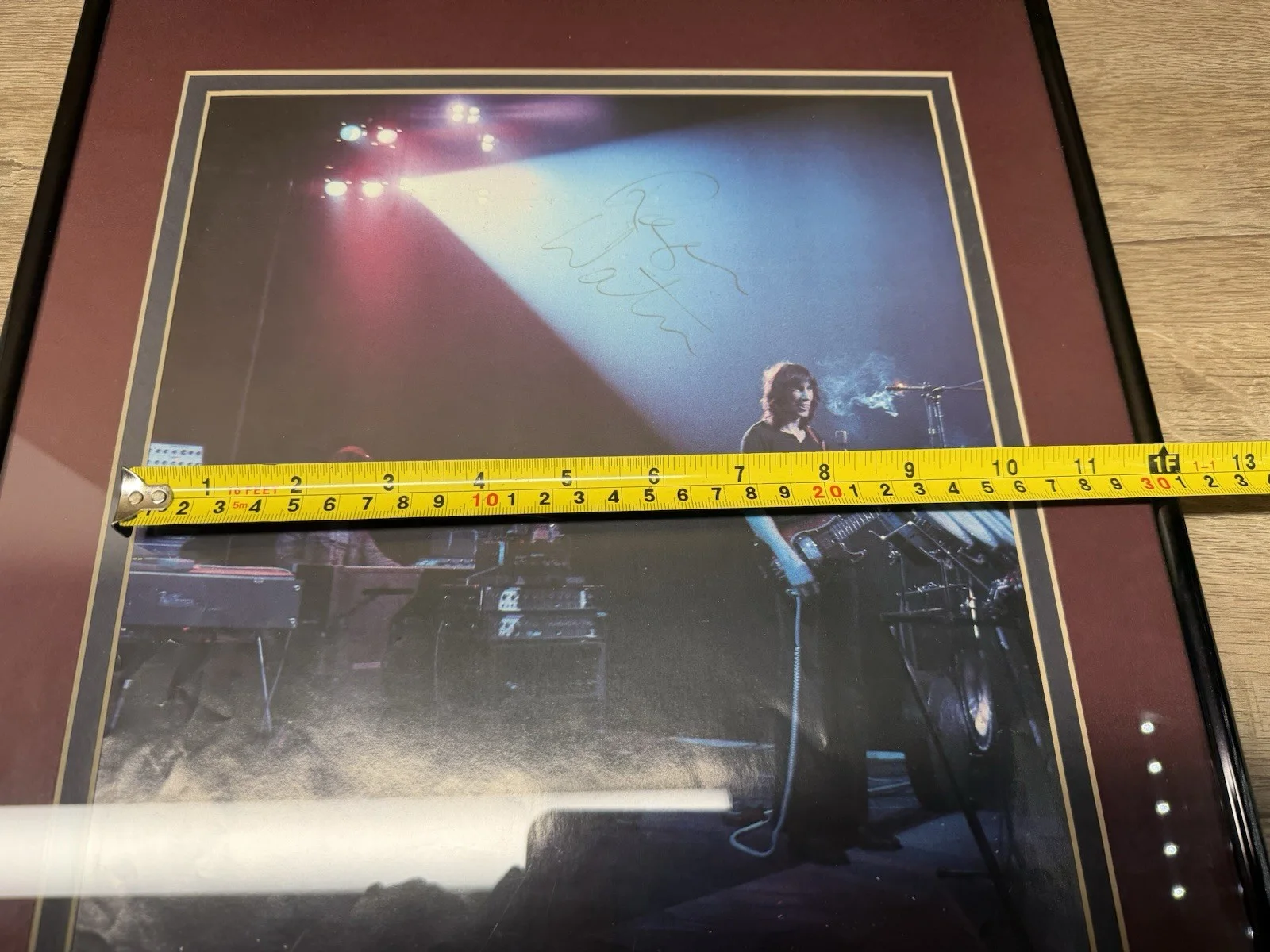 Rare Vintage Signed Autographed Roger Waters Pink Floyd Framed Photo *No COA*, изображение 3