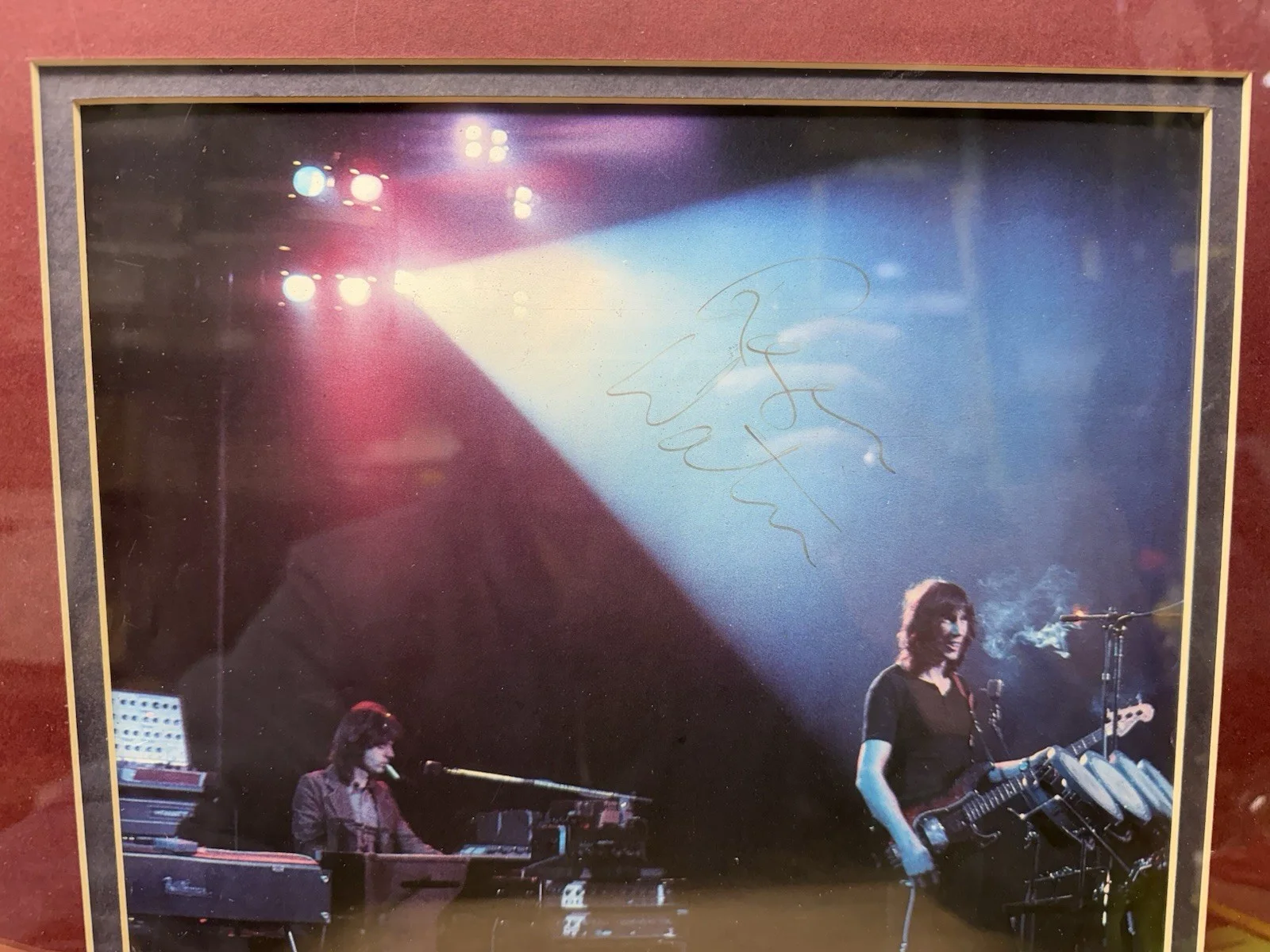Rare Vintage Signed Autographed Roger Waters Pink Floyd Framed Photo *No COA*, изображение 5