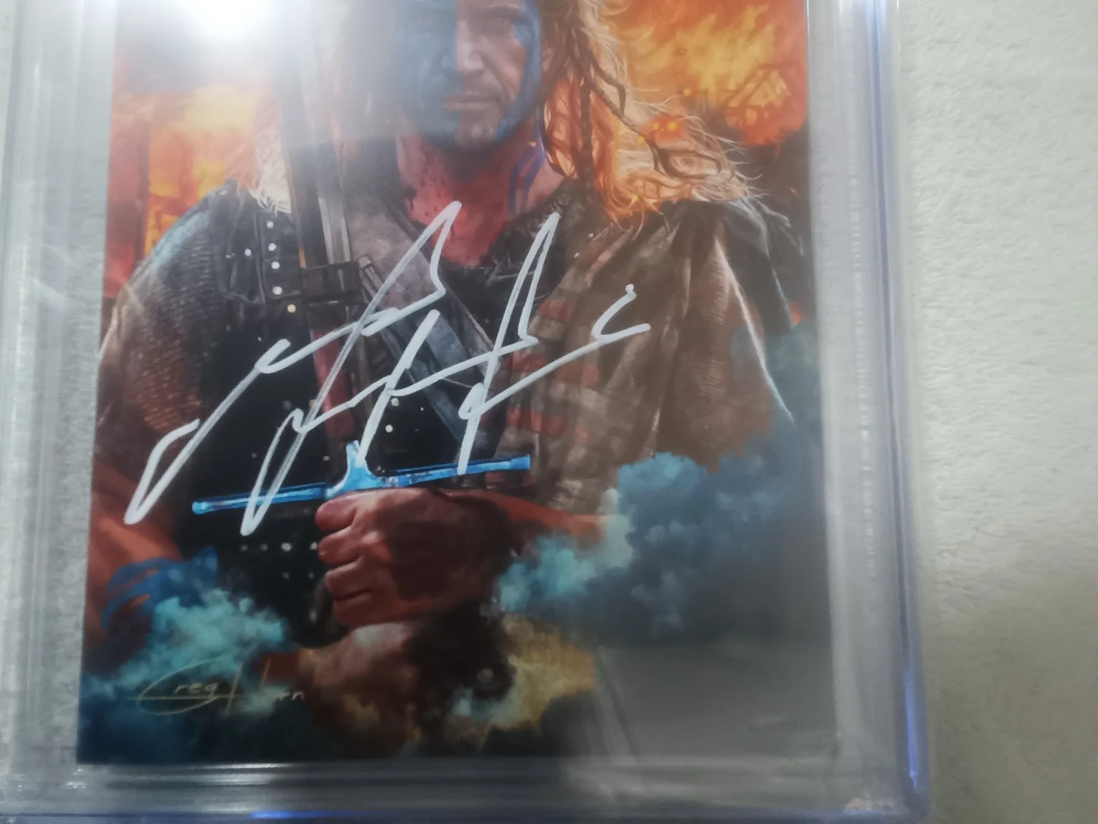 Mel Gibson, Greg Horn — FAME #1 VIRGIN VARIANT CGC 9.9 SS Signed Mel Gibson & Greg Horn!! (Not 9.8), изображение 4