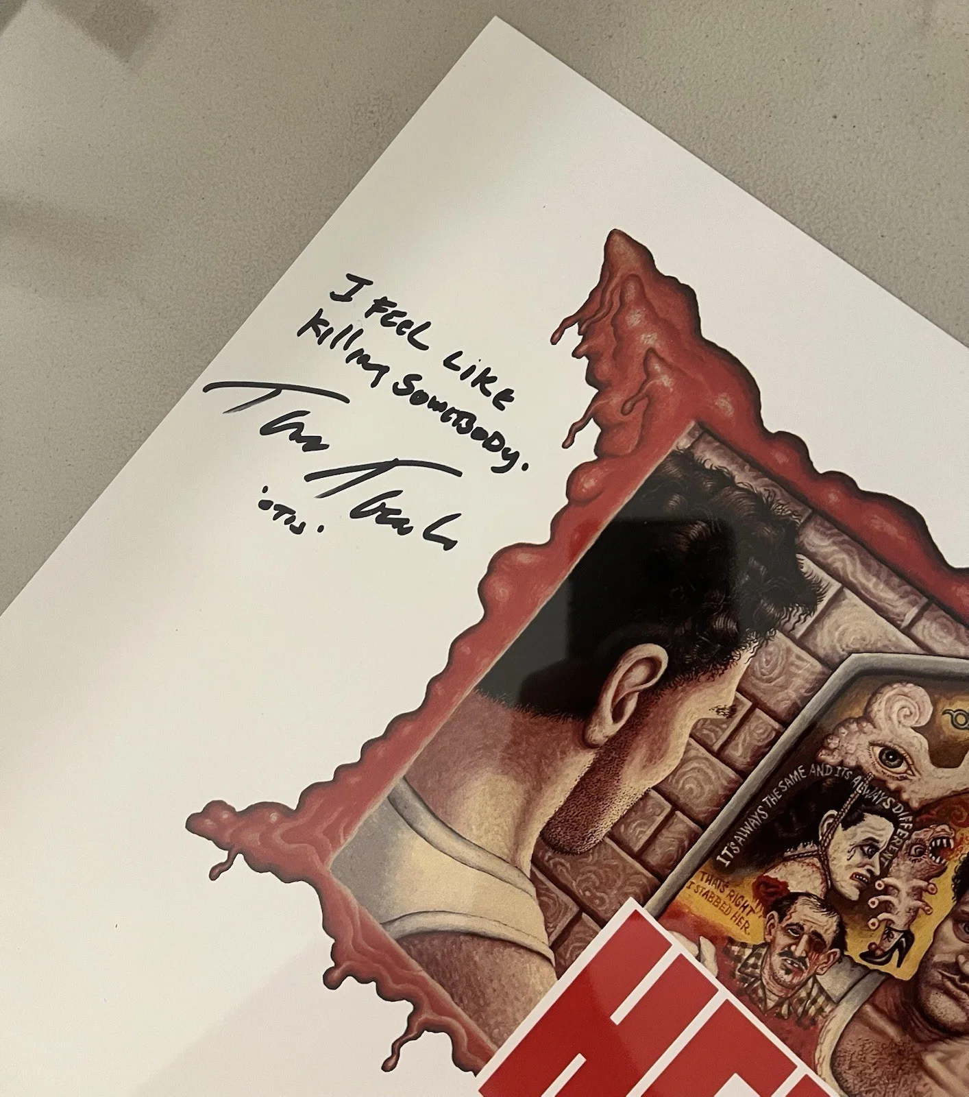 Henry Portrait of a Serial Killer Poster 11x17 Signed 🔥 Michael Rooker & Towles, изображение 3
