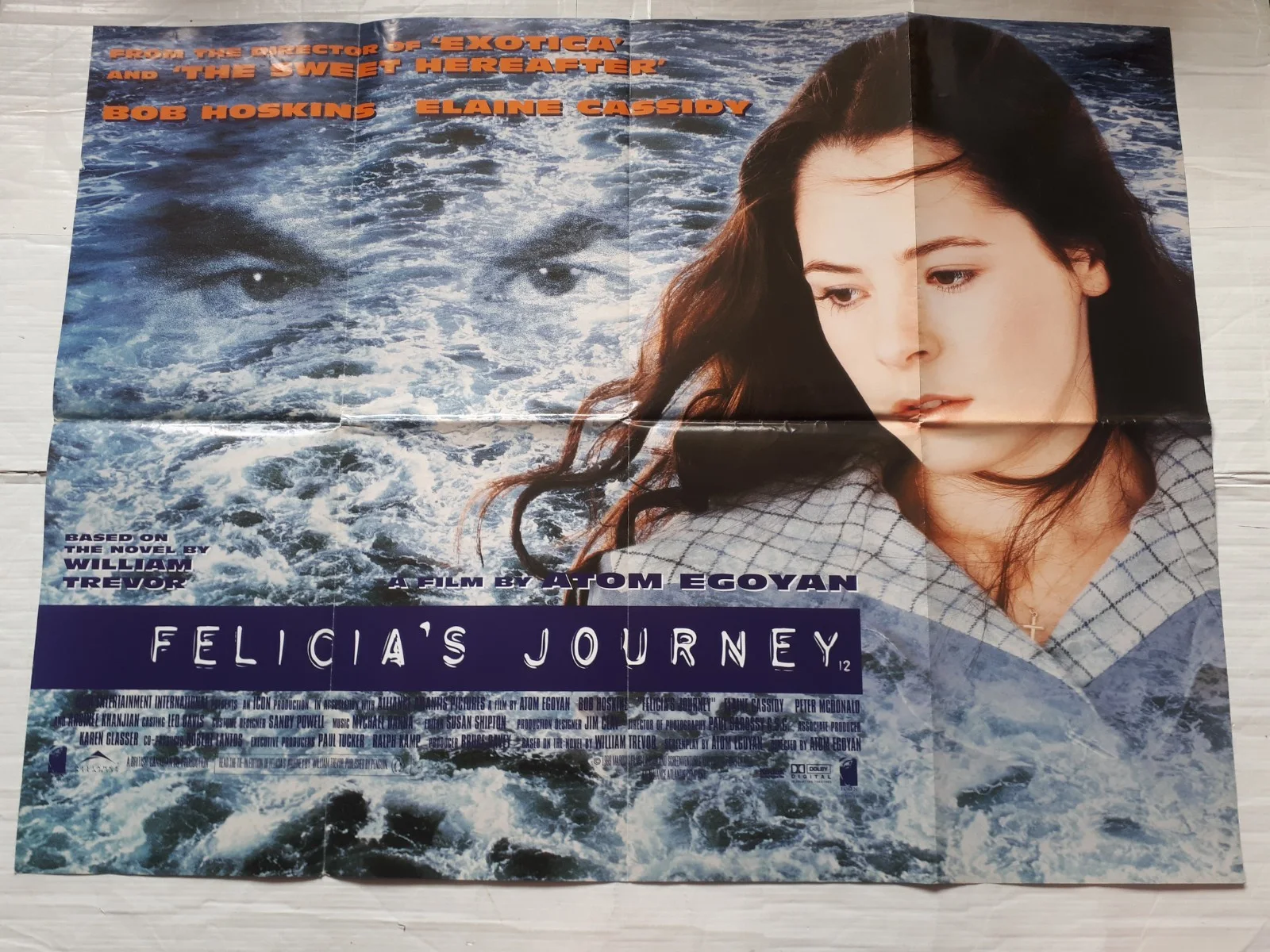 Felicia's Journey 1999 ORIGINAL Poster uk Quad 30x40 1990s bob hoskins, изображение 3