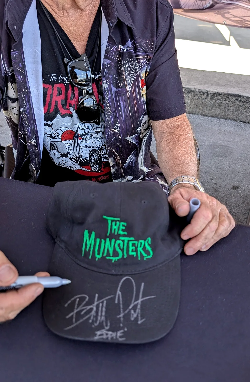 Butch Patrick — The Munsters BallCap Signed by Butch Patrick Hat Eddie Munster Adjustable Strap, image 2