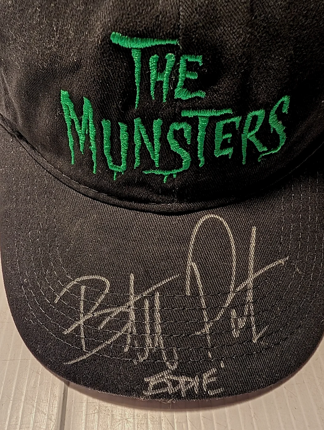 Butch Patrick — The Munsters BallCap Signed by Butch Patrick Hat Eddie Munster Adjustable Strap, image 5