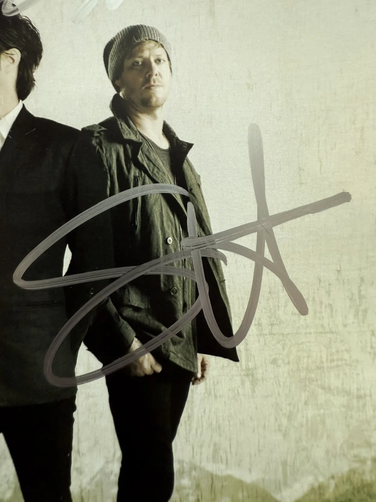 Members of the group Train — Autographed 8 x 10 Poster by Train hand-signed by the band members, image 2