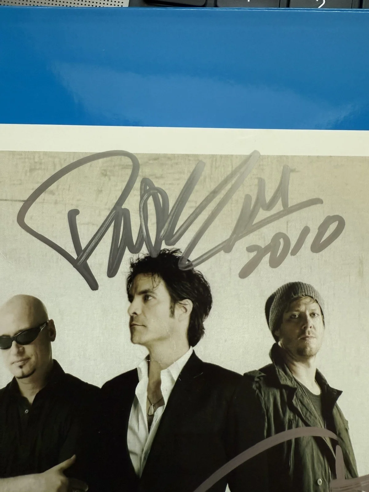 Members of the group Train — Autographed 8 x 10 Poster by Train hand-signed by the band members, image 4