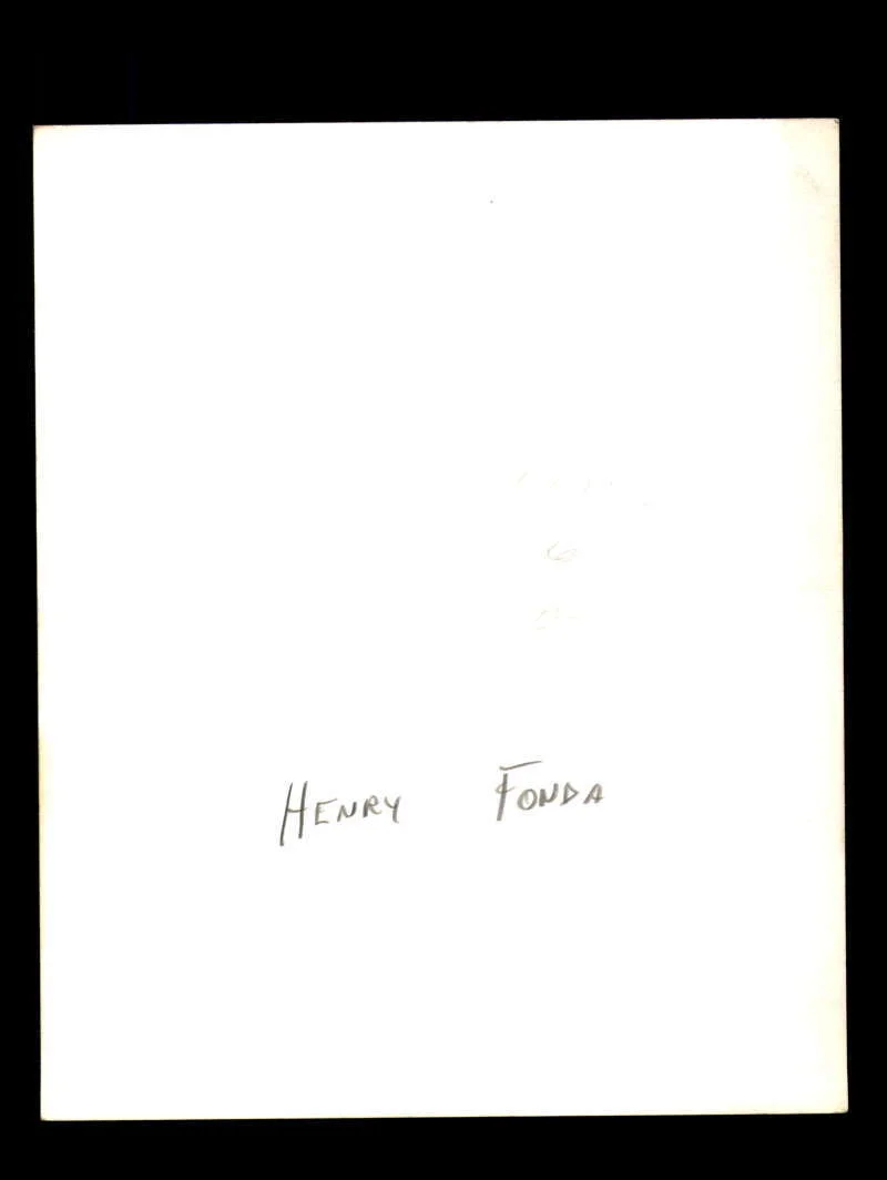 Henry Fonda — Henry Fonda JSA Coa Signed 8x10 Photograph Autograph, image 2