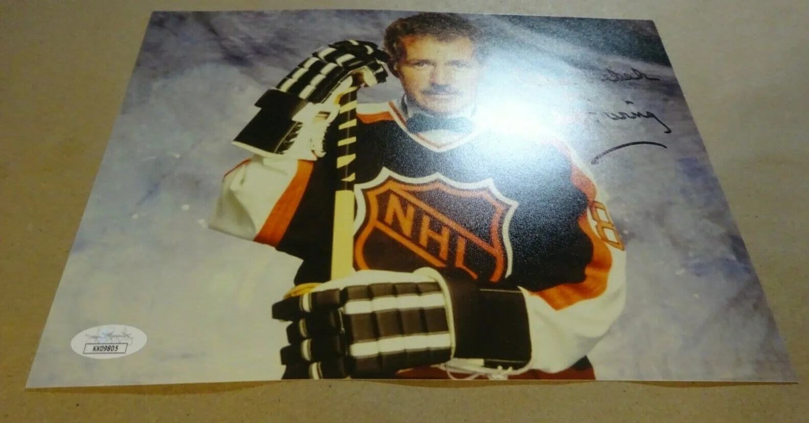 Alex Trebek — Autographed ALEX TREBEK Signed Hockey 8"x10" Photograph JEOPARDY JSA COA, image 3