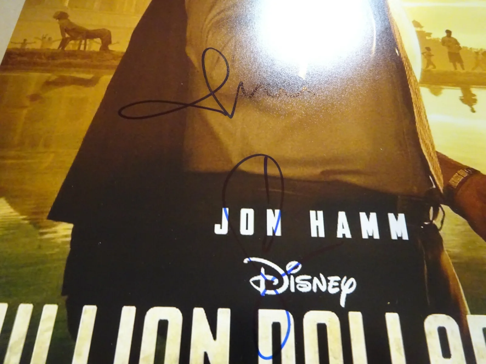 Jon Hamm — Signed JON HAMM Autographed MILLION DOLLAR ARM 12"x18" Photo JSA COA, image 5