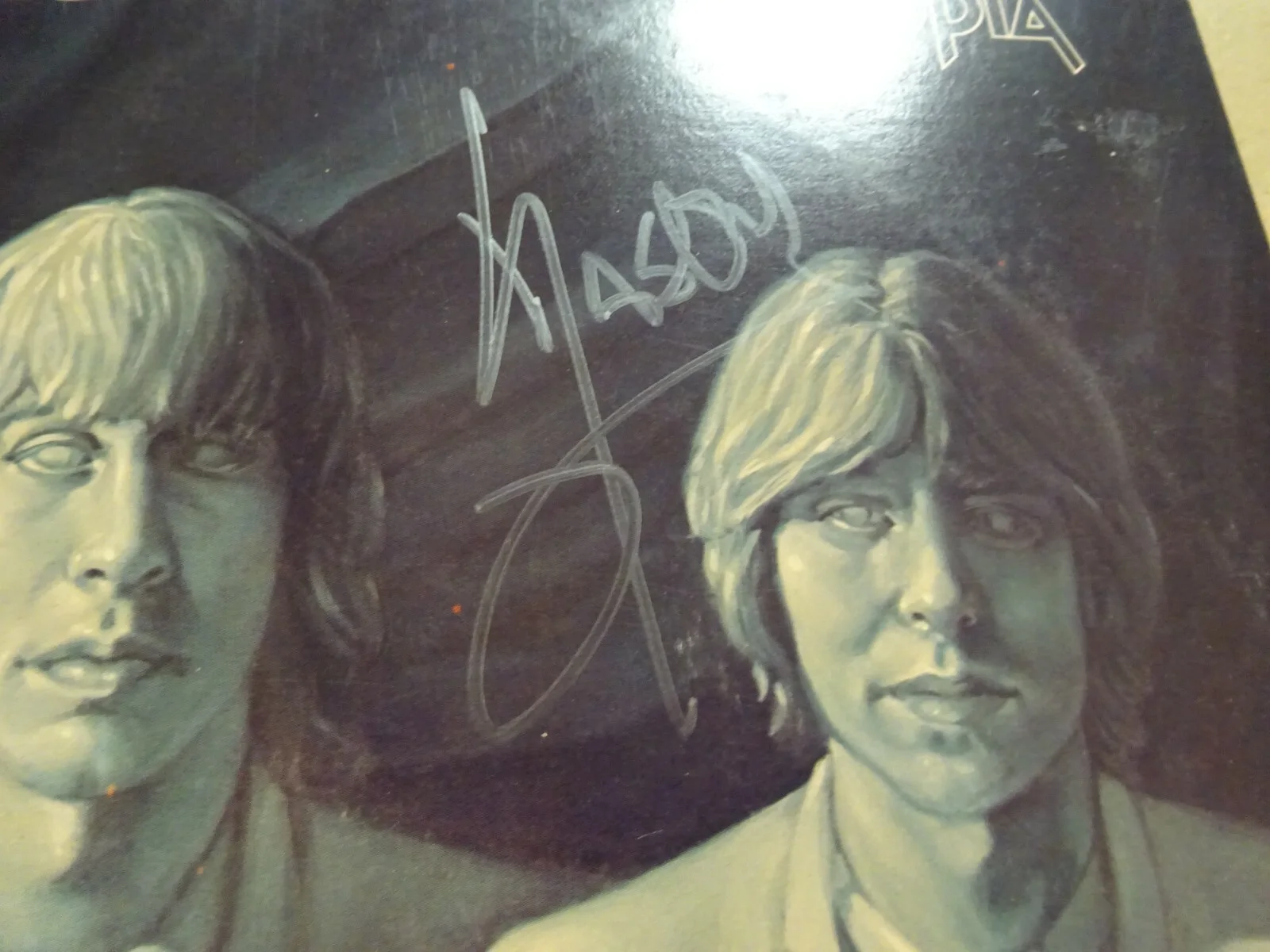 Signed TODD RUNDGREN KASIM SULTON Autographed UTOPIA DEFACE THE MUSIC JSA COA, изображение 5