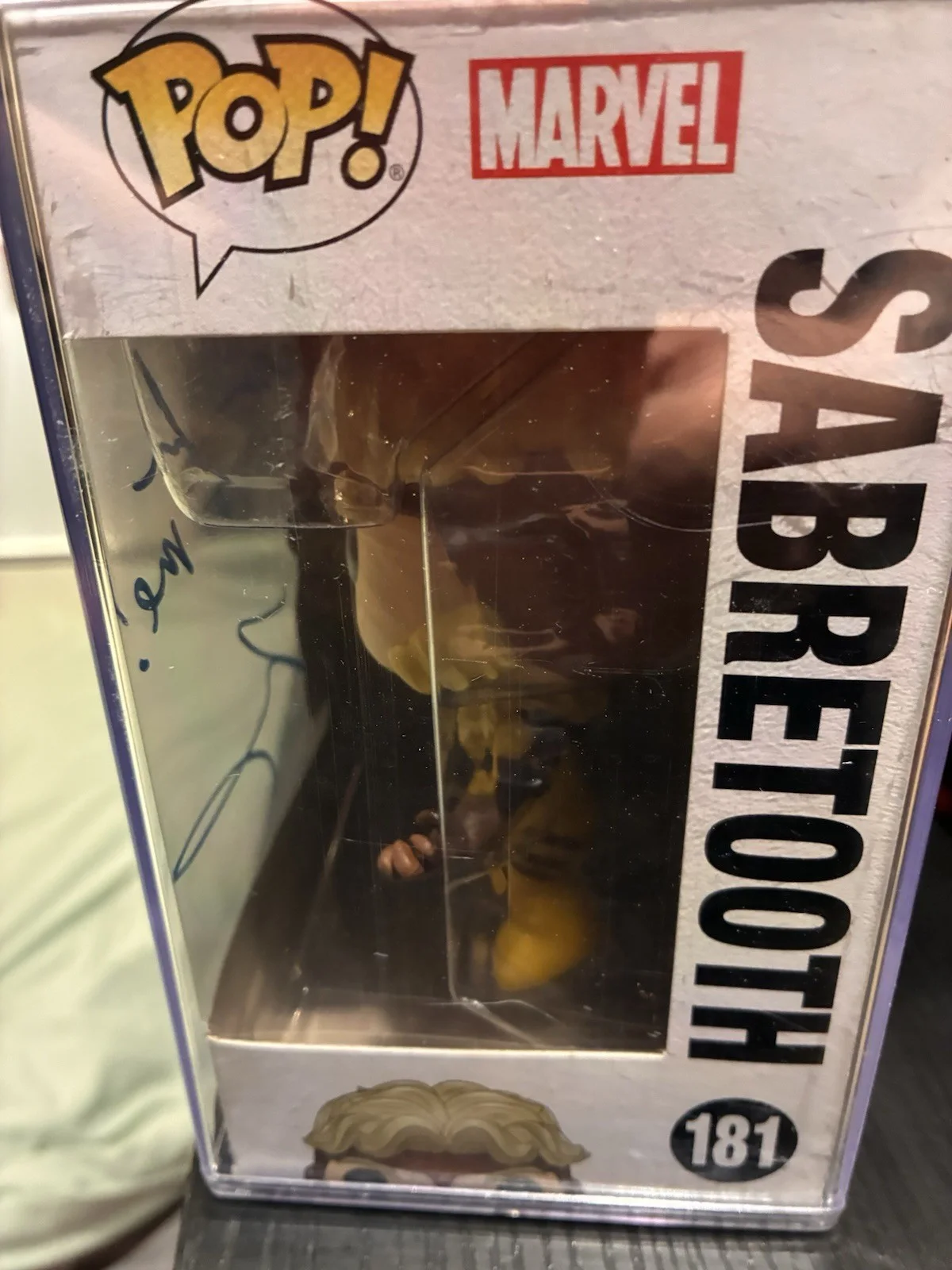 Tyler Mane — Tyler Mane Signed X-Men Sabretooth Funko Pop Inscribed #181, image 5