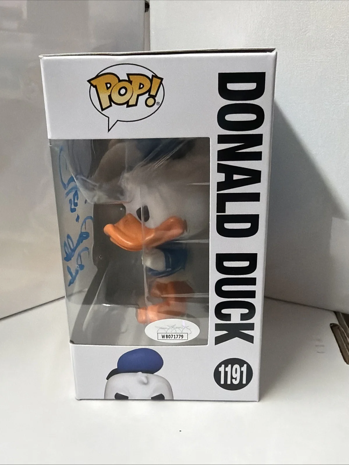 Daniel Ross — Daniel Ross Autographed Mickey And Friends Donald Duck #1191 Funko Pop! JSA COA, image 2