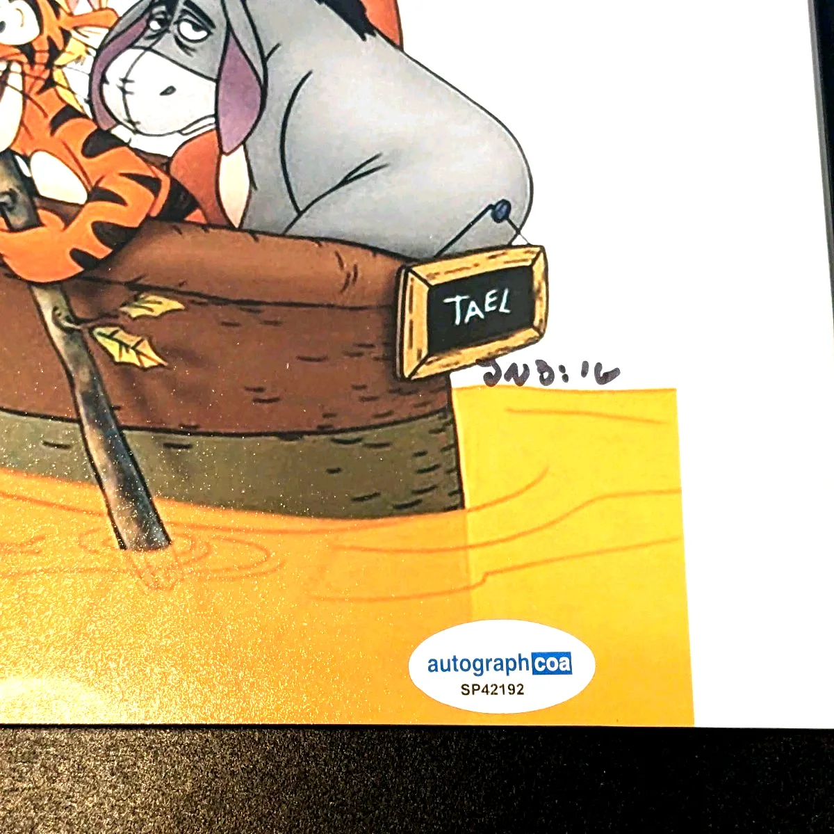 Mark Henn — Mark Henn Disney Winnie The Pooh Autographed Signed 9x13 Framed Photo with COA, изображение 4
