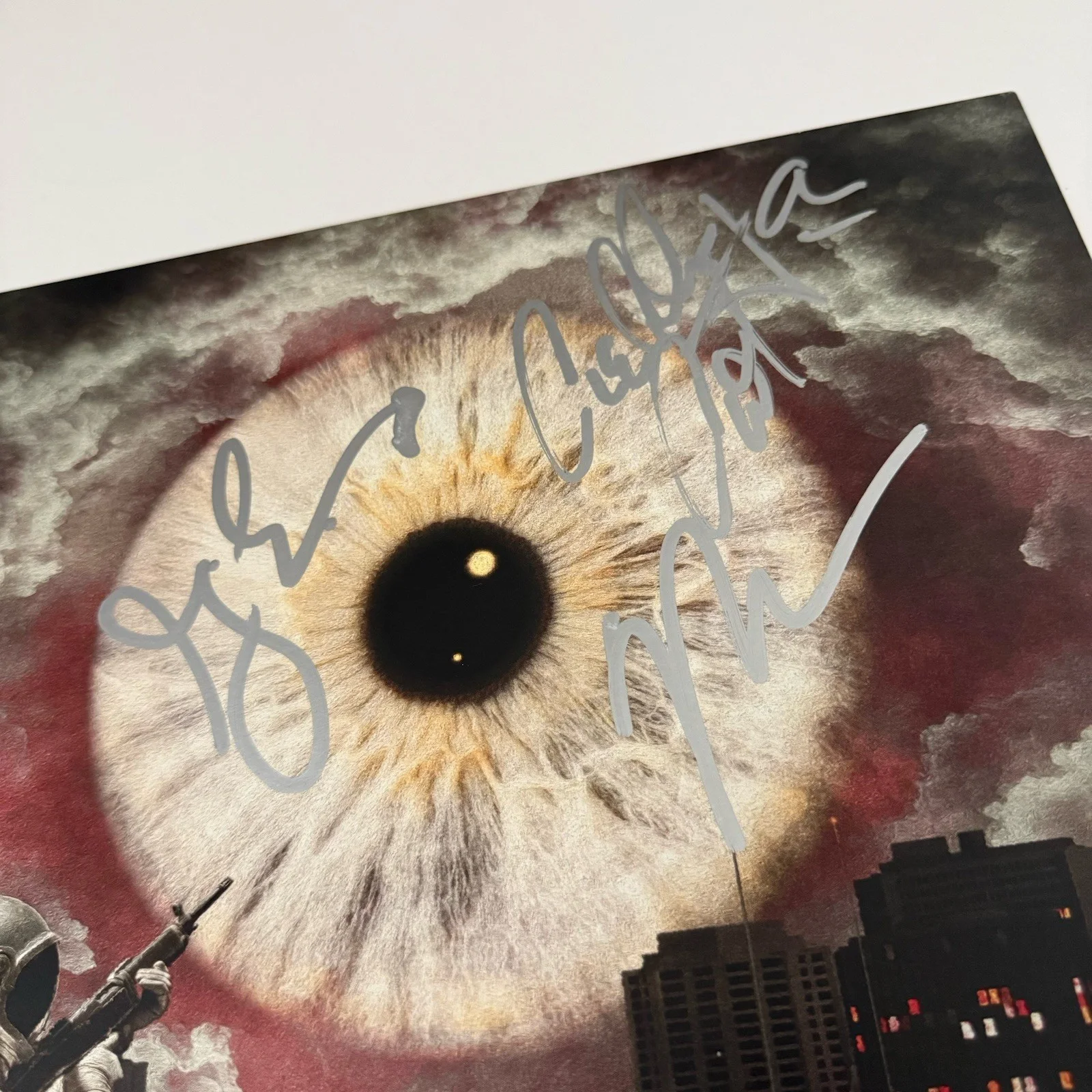FAILURE BAND SIGNED LOCATION LOST VINYL RECORD JSA COS, image 2