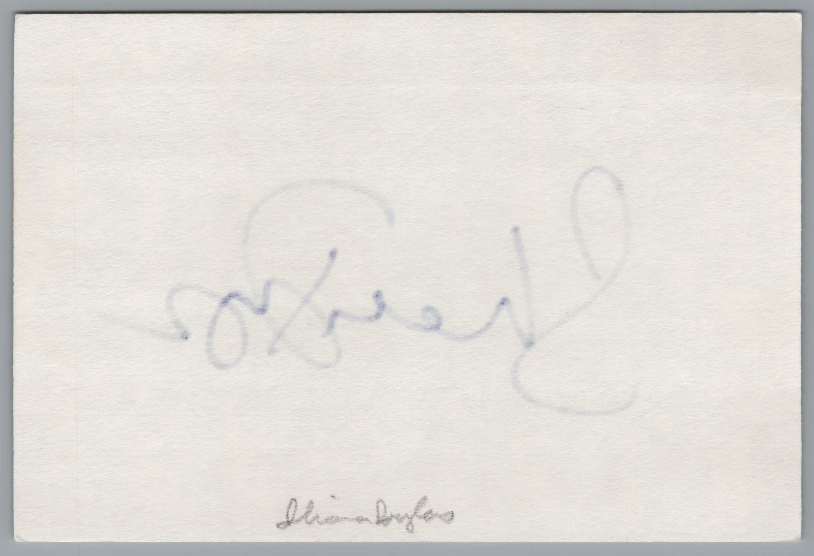 Illeana Douglas — Illeana Douglas Signed 4x6 Index Card Goodfellas, Cape Fear Autographed, image 2
