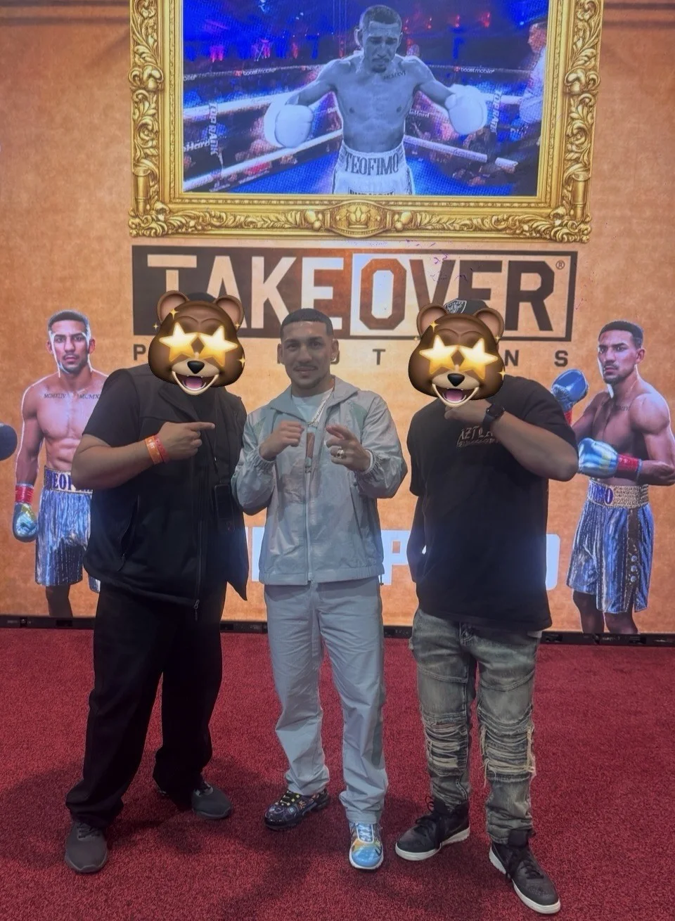 TEOFIMO LOPEZ SIGNED HAT AND STICKERS, image 5