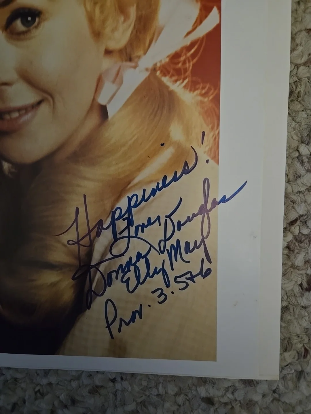 Donna Douglas ' Beverly Hillbillies ' Signed 8x10 Photo, image 2