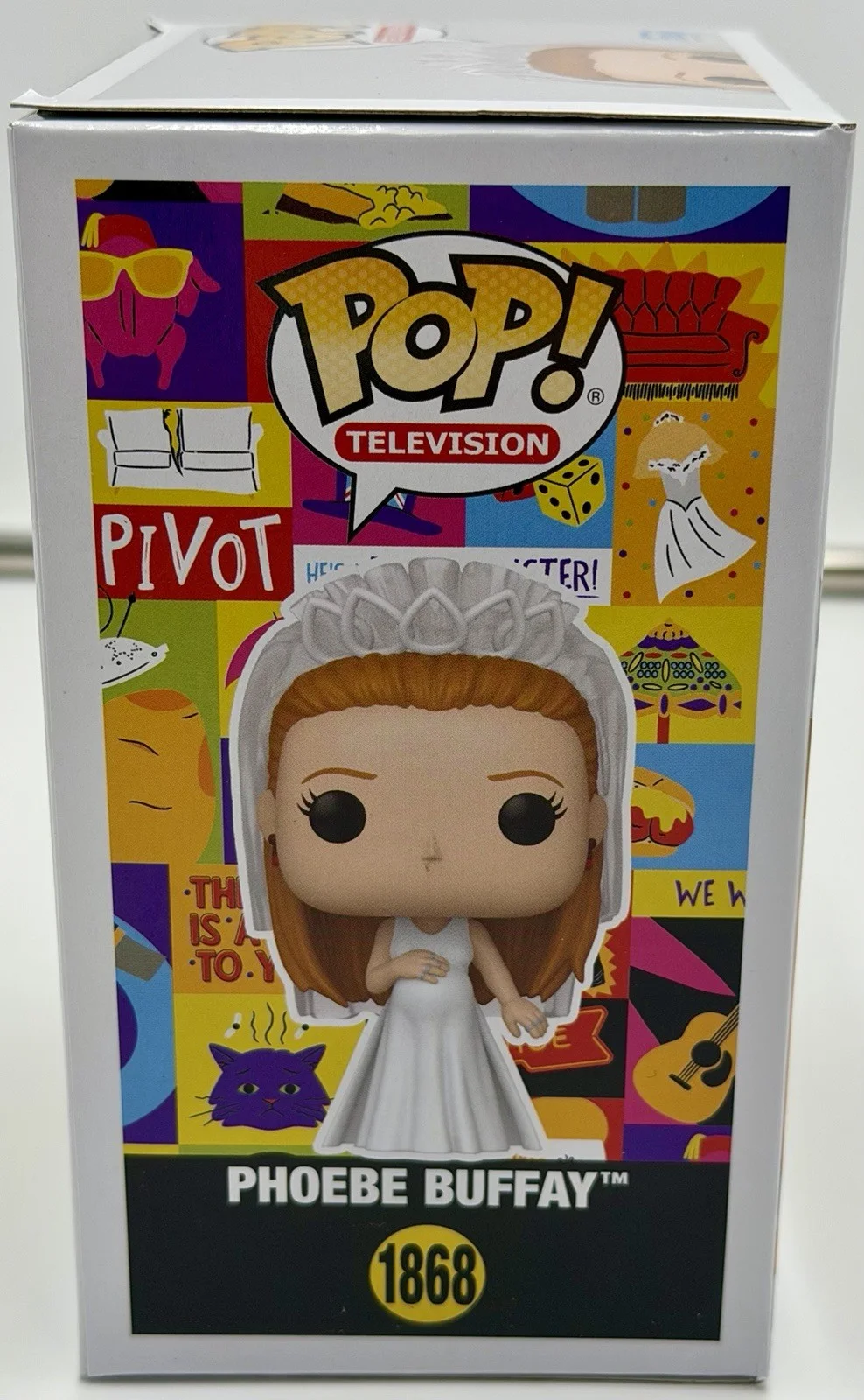 Lisa Kudrow — Lisa Kudrow Signed Funko Pop Phoebe Buffay Friends #1868 HA COA w/protector, изображение 5