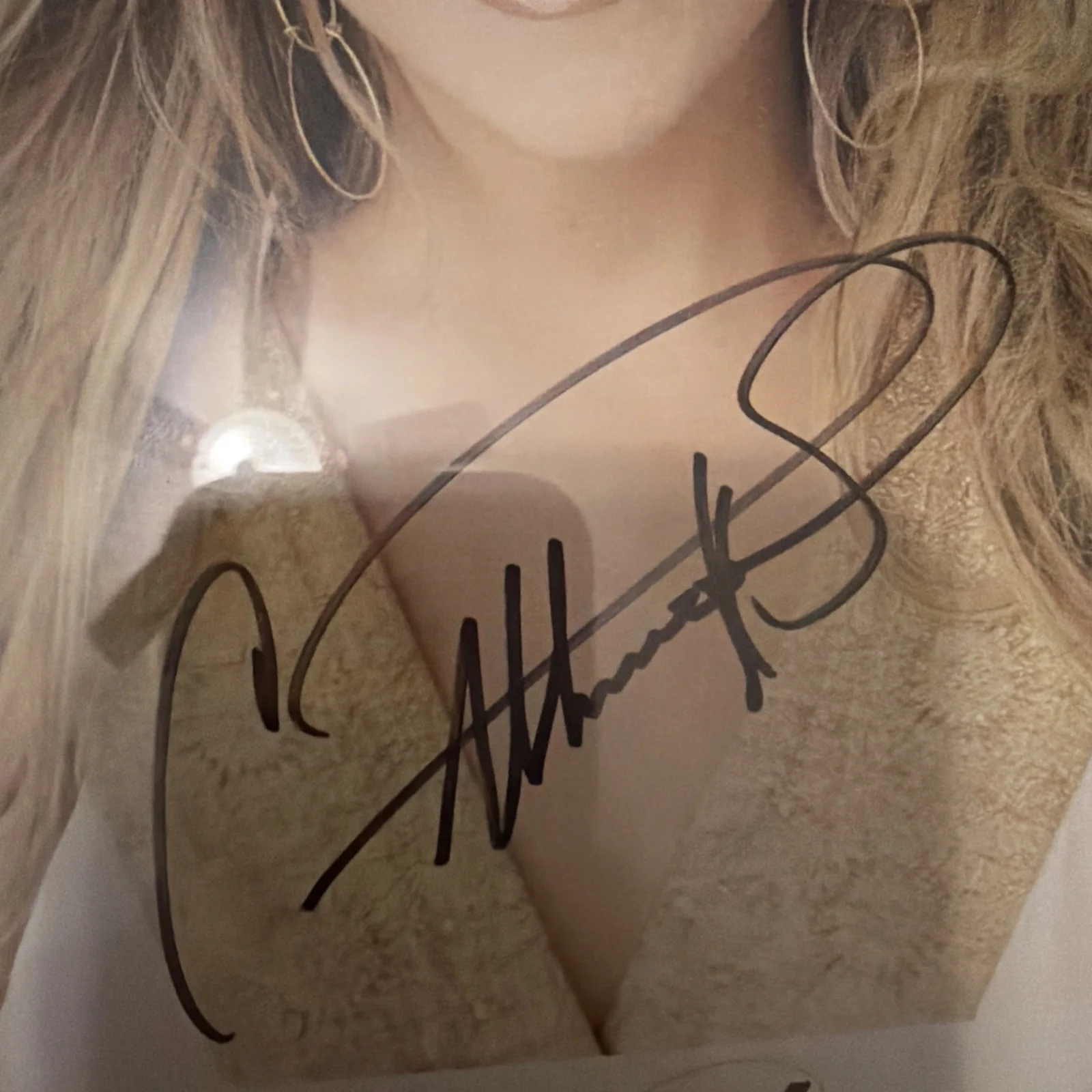 Carrie Underwood Autographed HeadShot 2008 Framed, image 5
