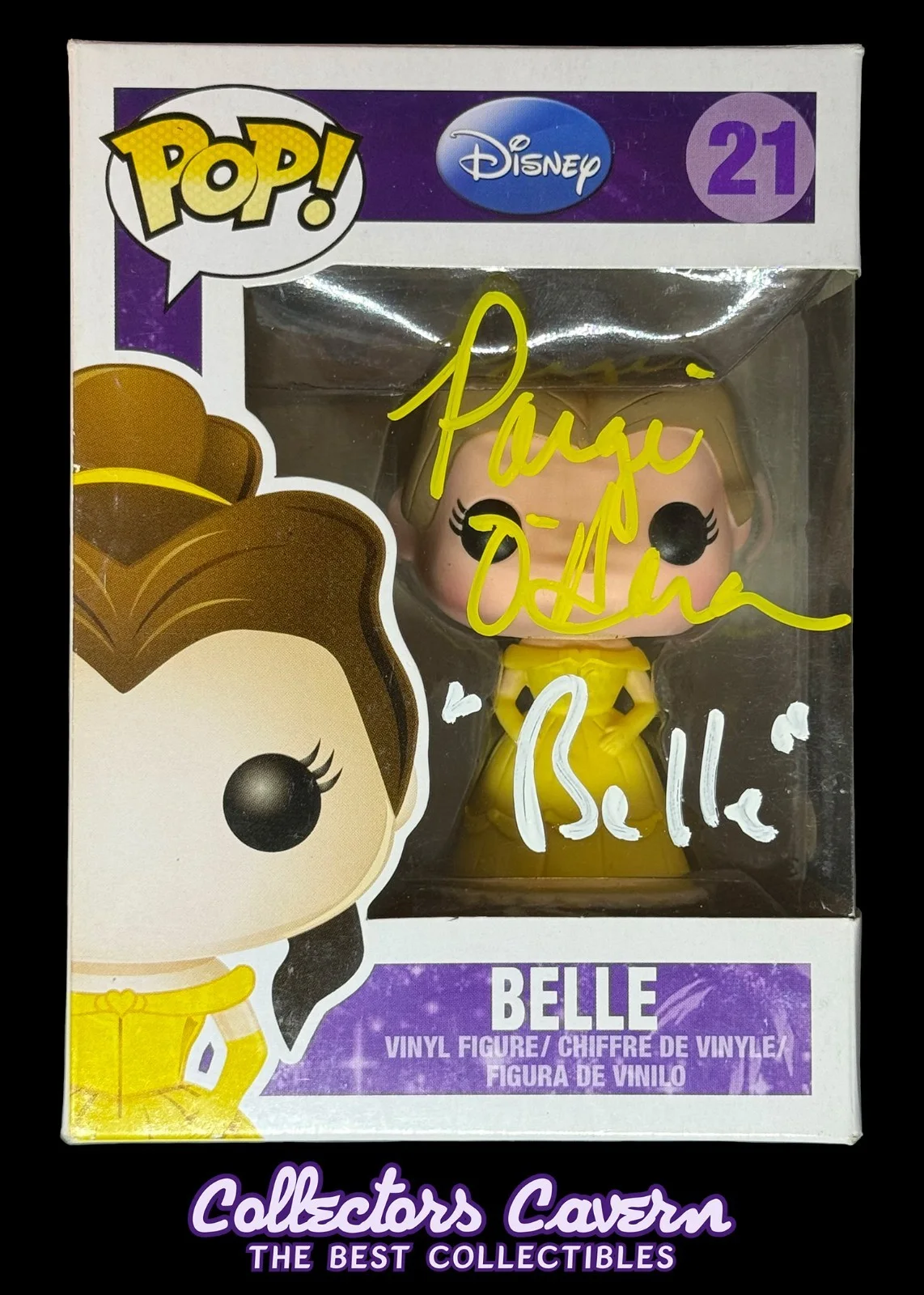 Paige O'Hara — Paige O'Hara Signed Funko POP! Disney - Beauty and the Beast - Belle - JSA COA