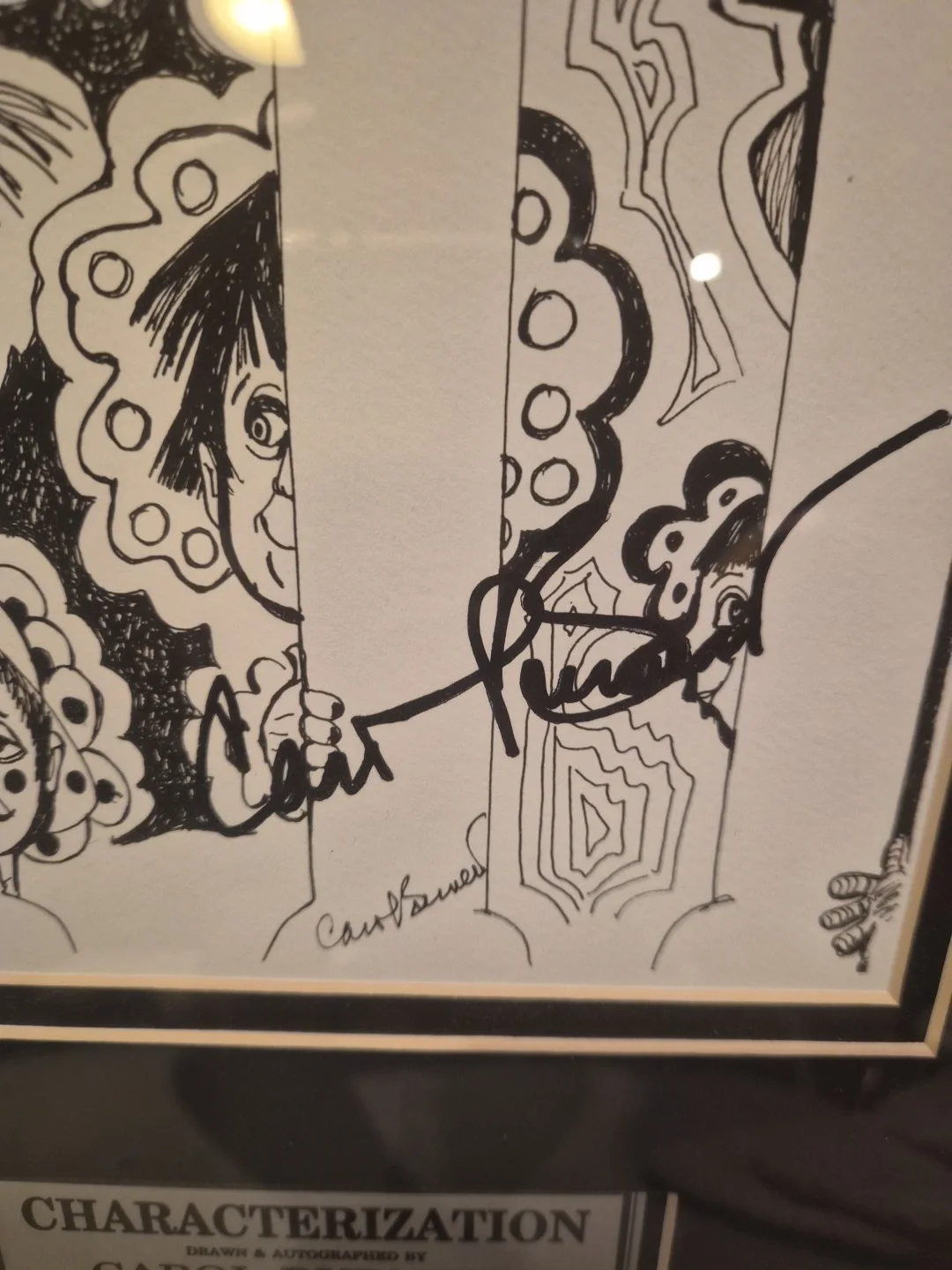 Carol Burnett twice — Carol Burnett Signed Art, image 3