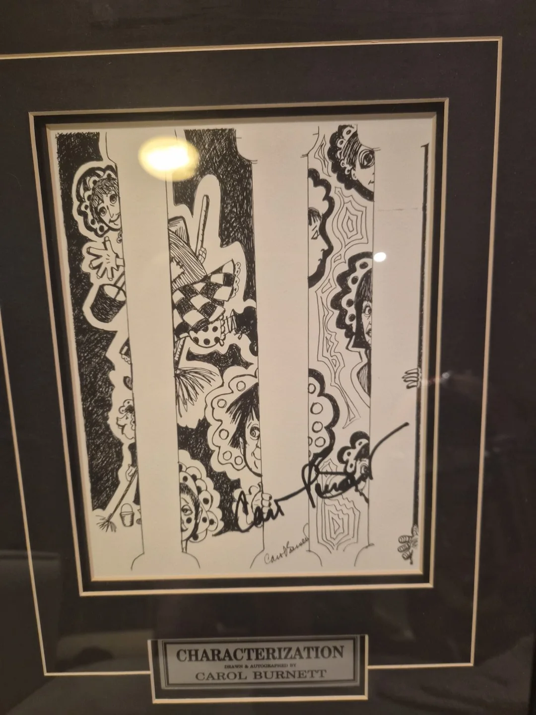 Carol Burnett twice — Carol Burnett Signed Art, image 5