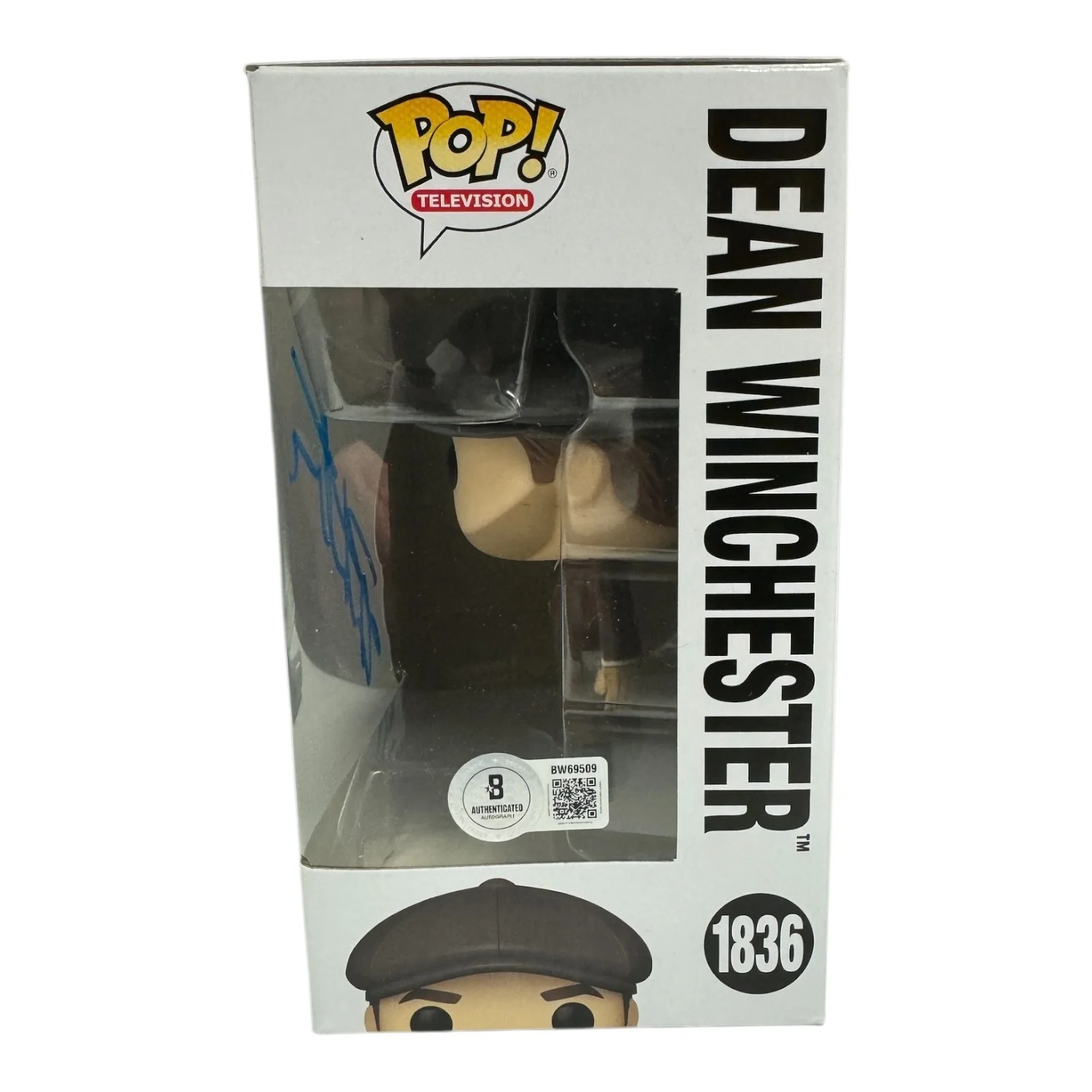 Jenson Ackles — JENSON ACKLES SIGNED AUTOGRAPH SUPERNATURAL FUNKO POP 1836 BECKETT BAS Dean, изображение 2