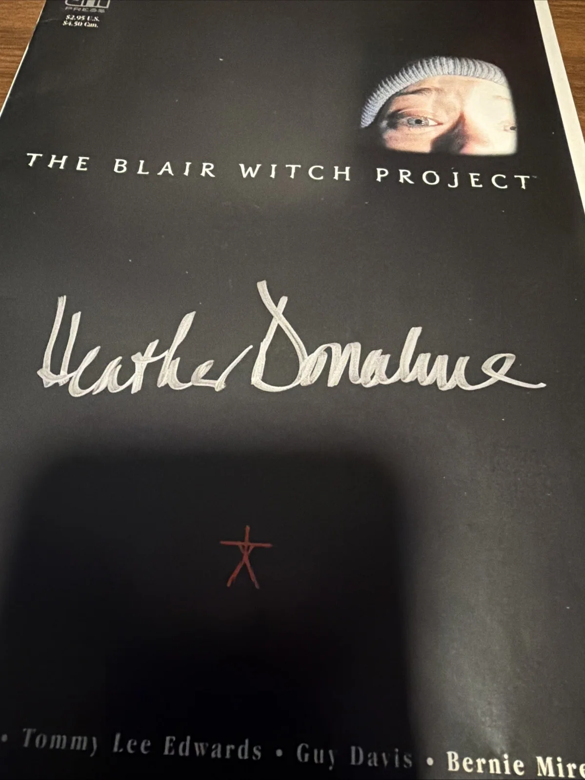 Heather Donahue — Blair Witch Project Comic Autographed by HEATHER DONAHUE - NO COA - NM, image 3