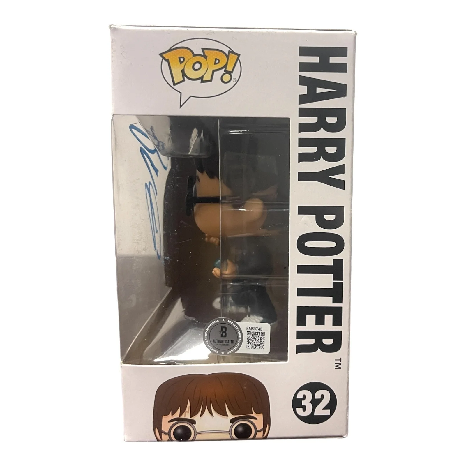 DANIEL RADCLIFFE — DANIEL RADCLIFFE SIGNED AUTOGRAPH HARRY POTTER FUNKO POP 32 BECKETT BAS, image 2