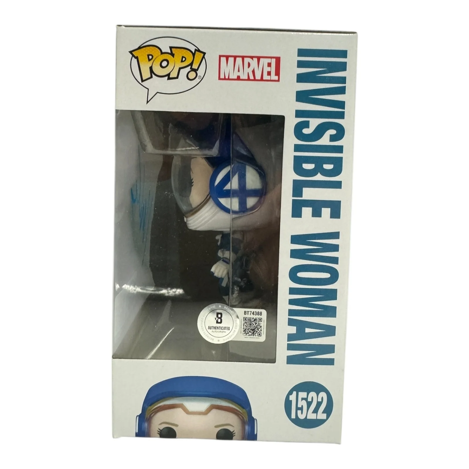 VANESSA KIRBY — VANESSA KIRBY SIGNED AUTOGRAPH FANTASTIC FOUR FUNKO POP 1522 BECKETT BAS MARVEL, изображение 2