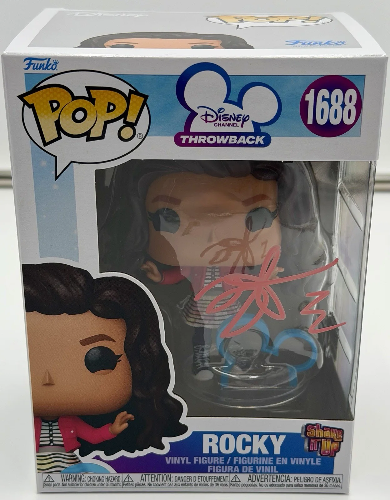 Zendaya — EUPHORIA Zendaya Signed Funko Pop Rocky “Shake It Up” #1688 GSC COA w/protector