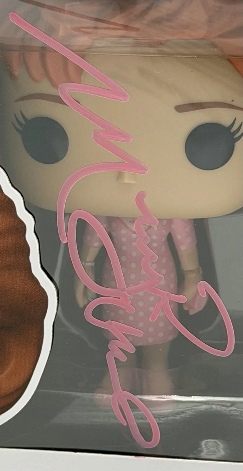 Molly Ringwald, Jon Cryer — Molly Ringwald & Jon Cryer Signed Pretty In Pink Funko Pops PC COA w/protectors, image 2