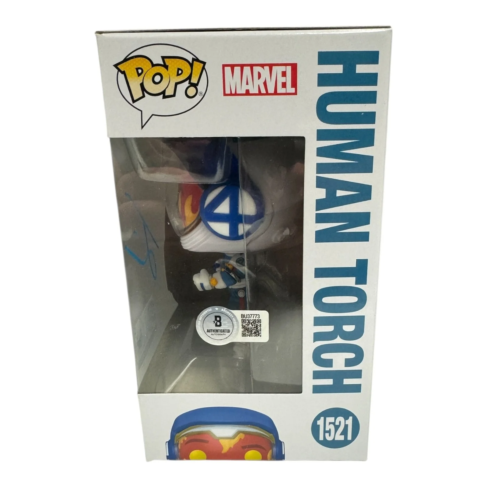 JOSEPH QUINN — JOSEPH QUINN SIGNED AUTOGRAPH FANTASTIC FOUR FUNKO POP 1521 BECKETT BAS MARVEL, image 2