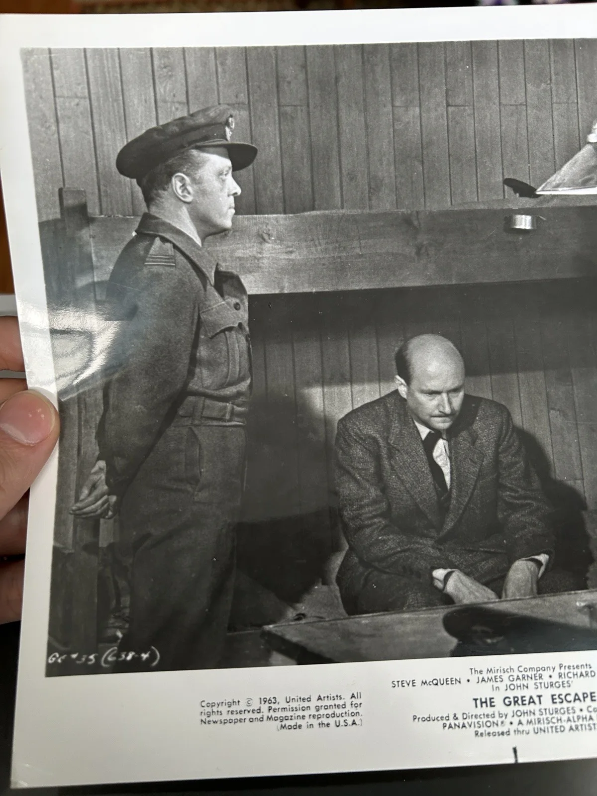 James Garner — James Garner SIGNED THE GREAT ESCAPE 8X10 Original Still Photo 1963, изображение 3