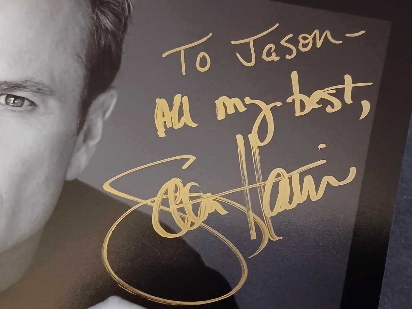 Sam Harris Signed 8x10 Photo - Singer, Actor, image 2