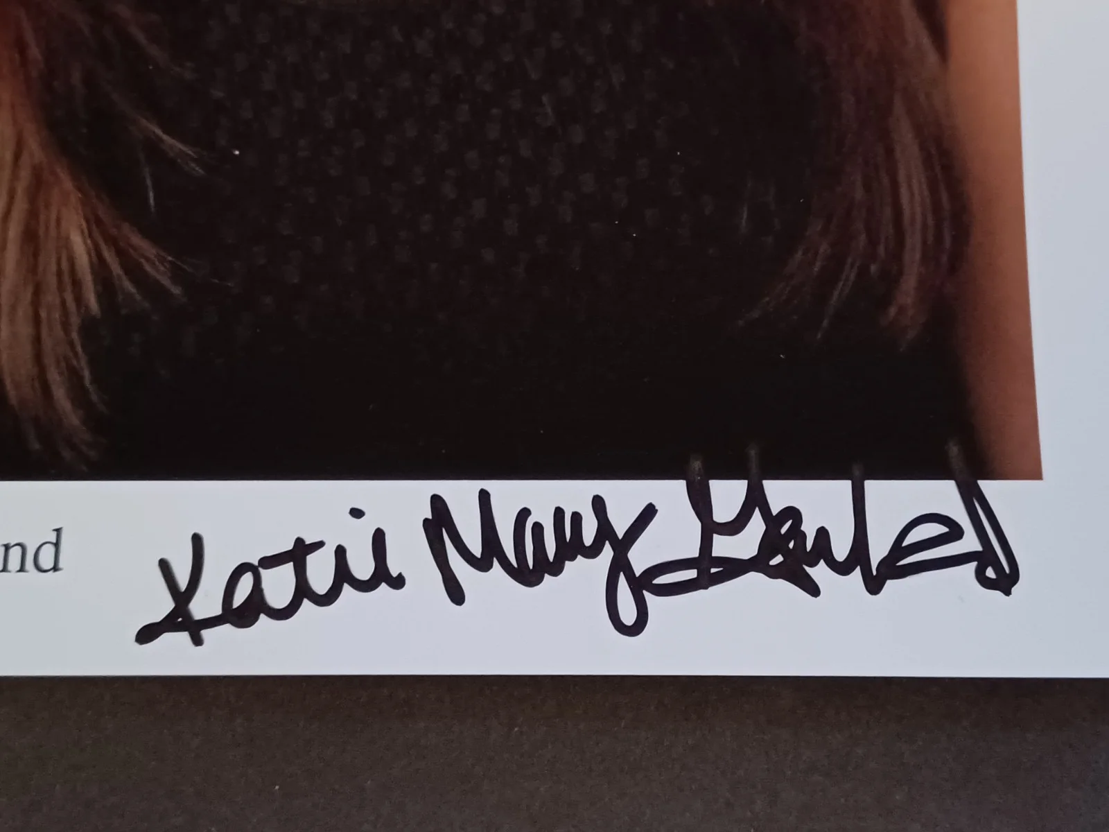 Katie Mary Garland Signed 8x10 Photo - Actress, image 2