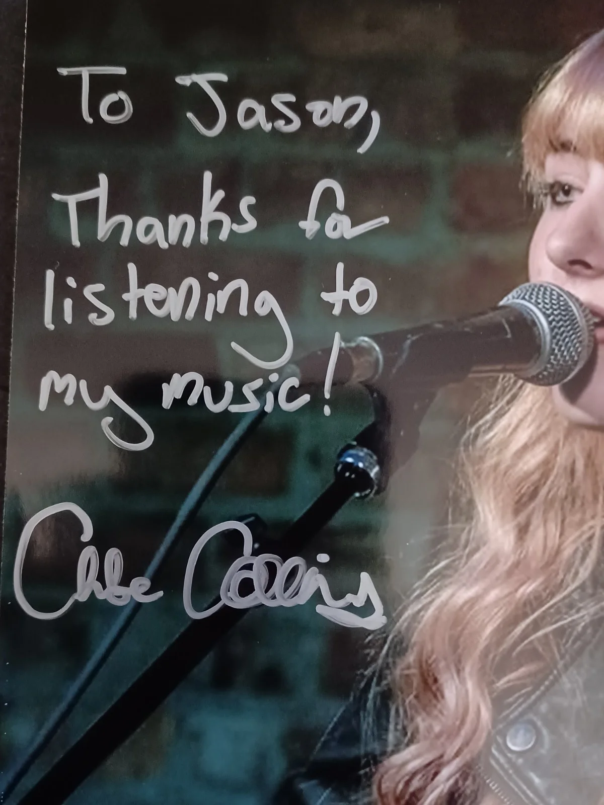 Chloe Collins Signed 8x10 Photo - Country Music, изображение 2
