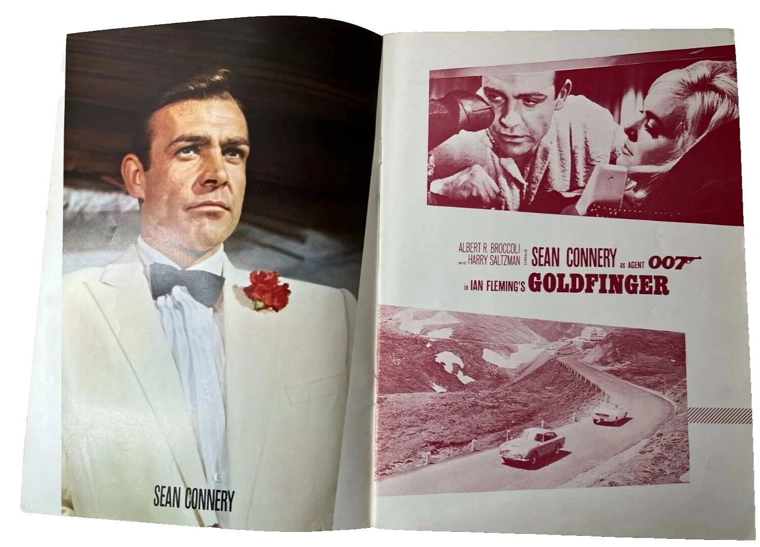 007 JAMES BOND Goldfinger Japanese Movie Program SEAN CONNERY Gert Frobe 1964 JP, изображение 4