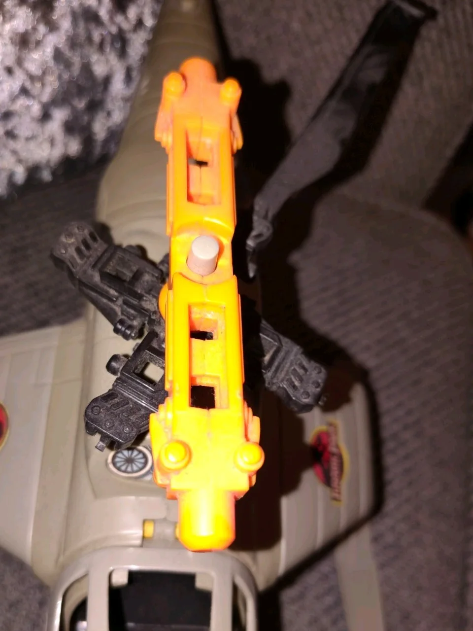 Original Jurassic Park Dinosaur Movie HELICOPTER Vehicle Toy. RARE 1993, изображение 3