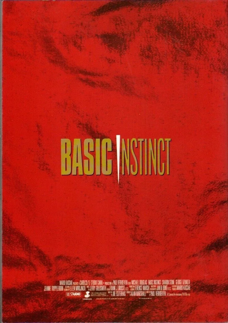 BASIC INSTINCT Japanese Souvenir Program 1992, Michael Douglas, Sharon Stone, image 4