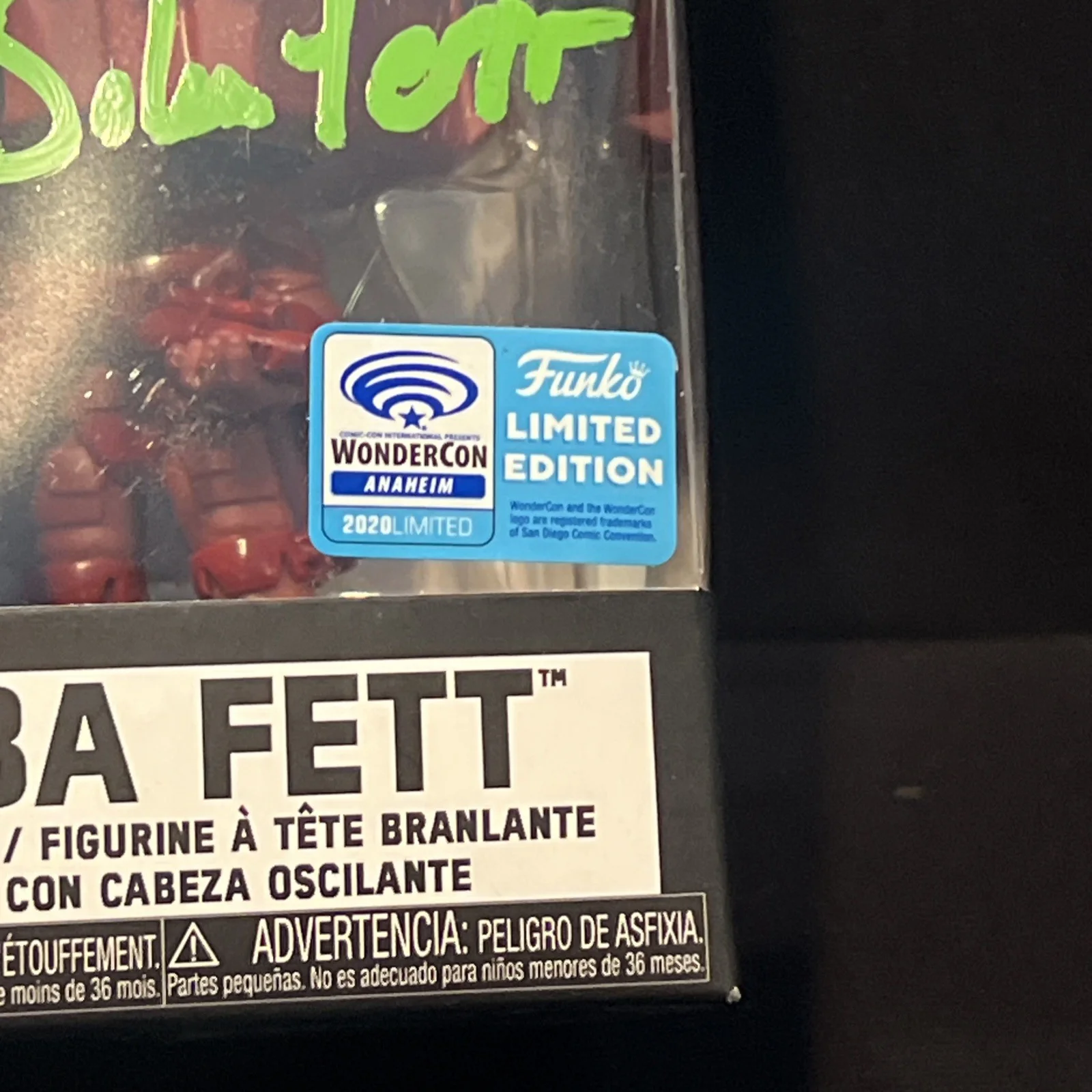 Temuera Morrison — Temuera Morrison signed Boba Fett Star Wars Wonder Con Exclusive Funko JSA, image 2