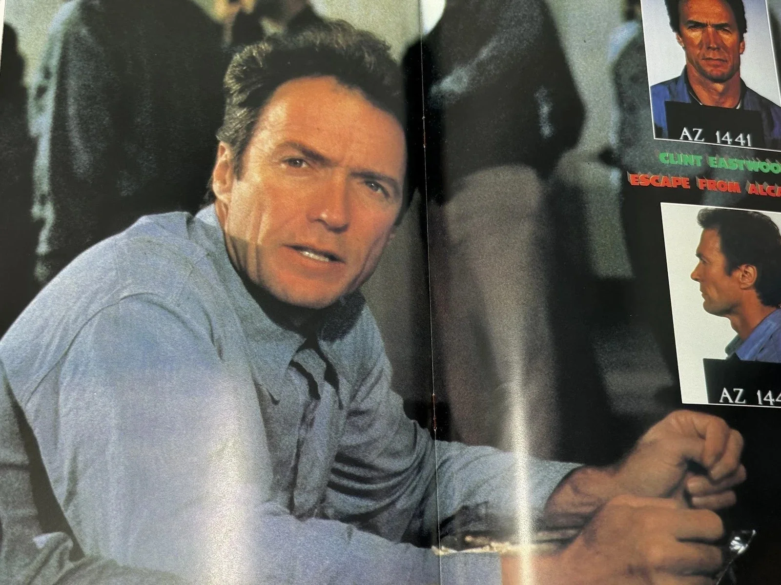 Escape From Alcatraz (1979) Vintage Japanese Movie Program Clint Eastwood, изображение 3
