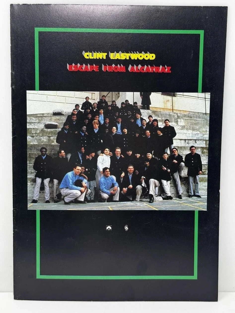 Escape From Alcatraz (1979) Vintage Japanese Movie Program Clint Eastwood, изображение 5