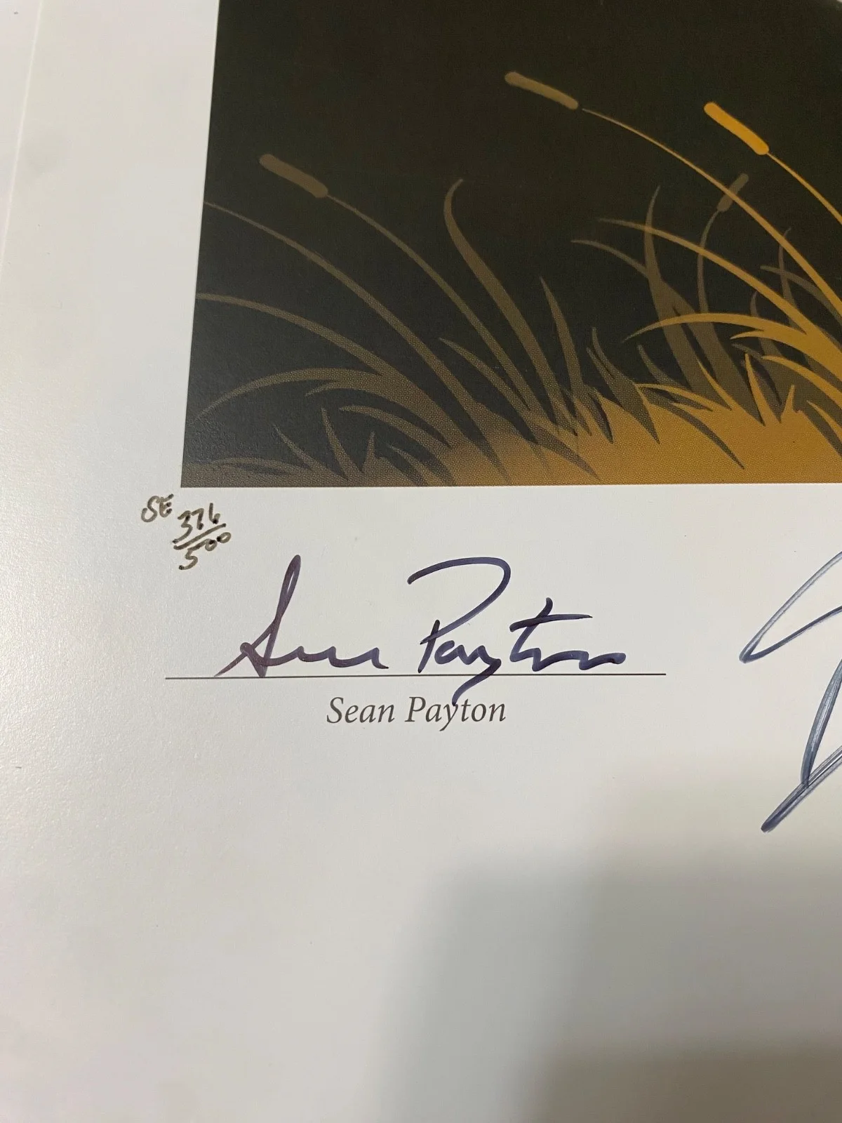 Phil Robertson — RARE Duck Dynasty PHIL ROBERTSON SIGNED SAINTS SEAN PAYTON MICHAEL HUNT #/500, изображение 2