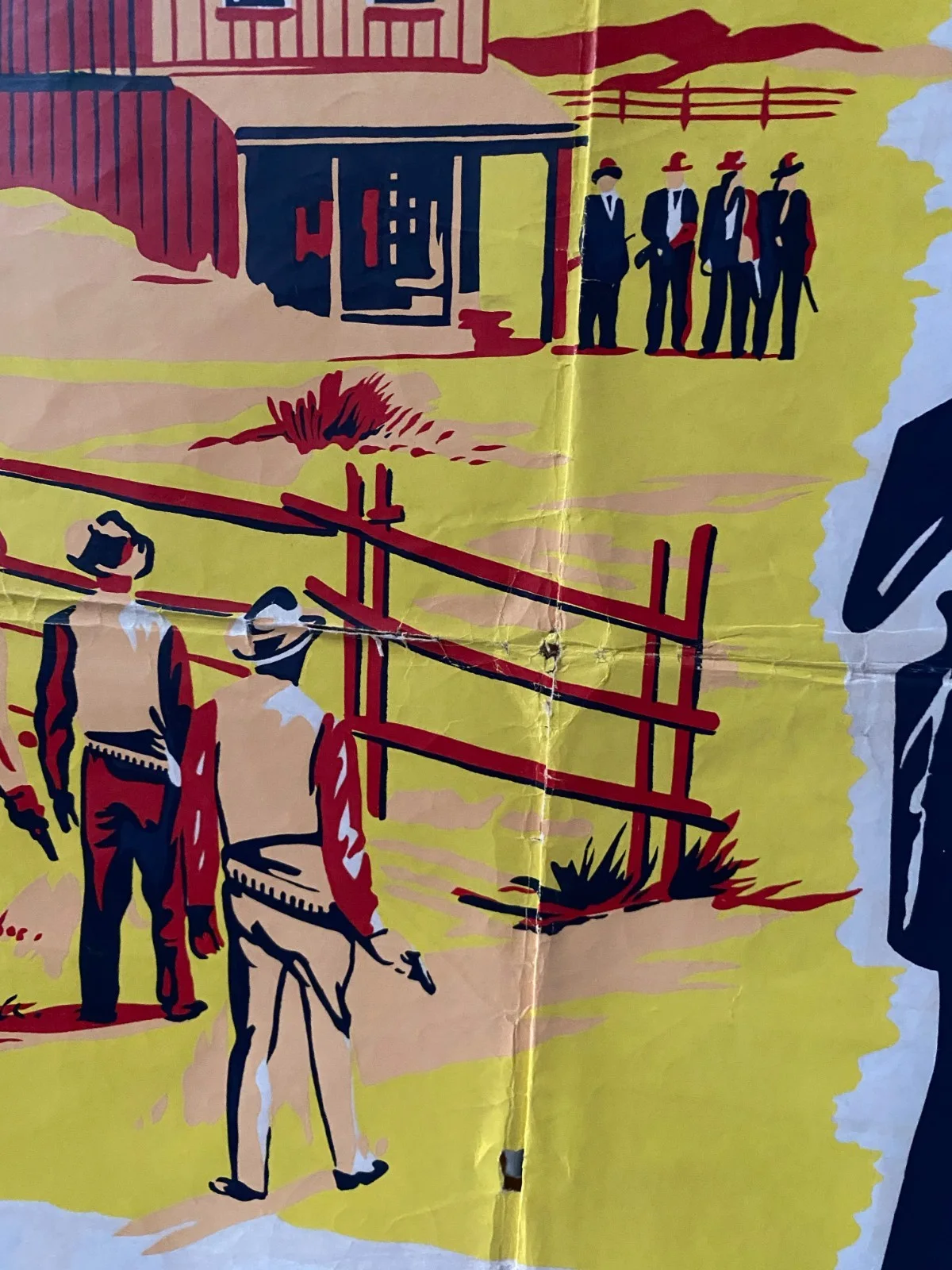 Gunfight At The OK Corral 1957 Quad Poster British Quad Movie Poster WESTERN, изображение 3