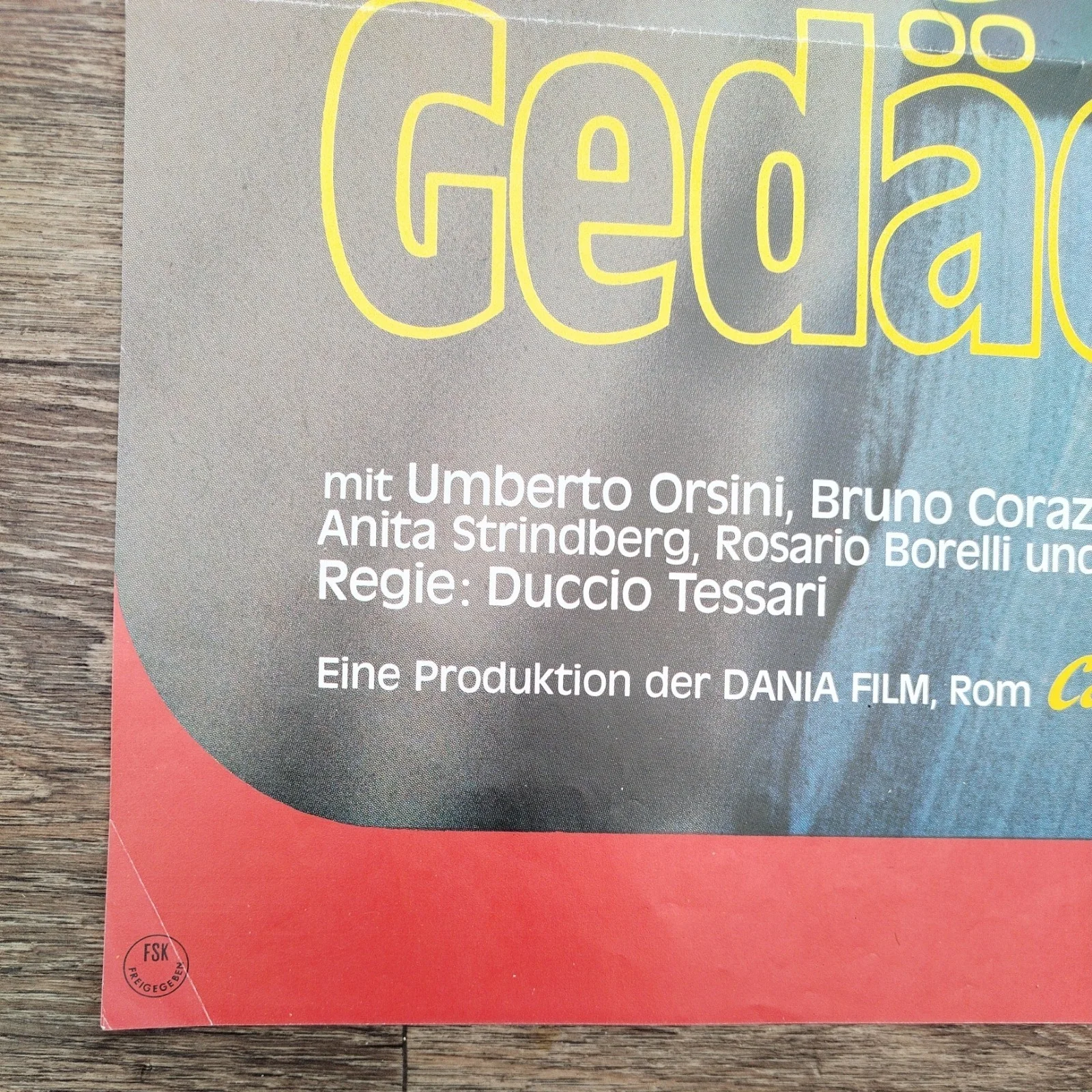 Man Without a Memory (1978) Original 23" X 33" Original German Movie Poster, изображение 5