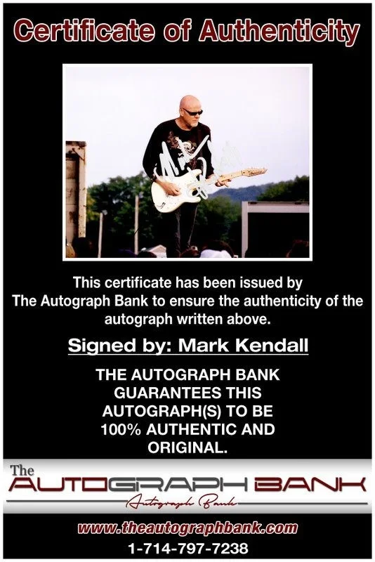 Mark Kendall — Mark Kendall The Great White Authentic signed 8x10 photo |CERT Autographed A12, image 2