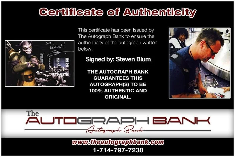 Steve Blum — Steve Blum authentic signed celebrity 10x15 photo W/Cert Autographed Y2, image 2
