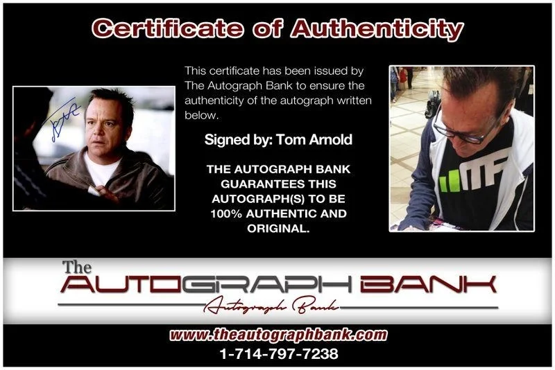 Tom Arnold — Tom Arnold authentic signed celebrity 10x15 photo W/Cert Autographed Y14, изображение 2